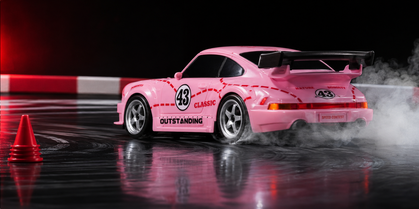 Pink Porsche Carrera