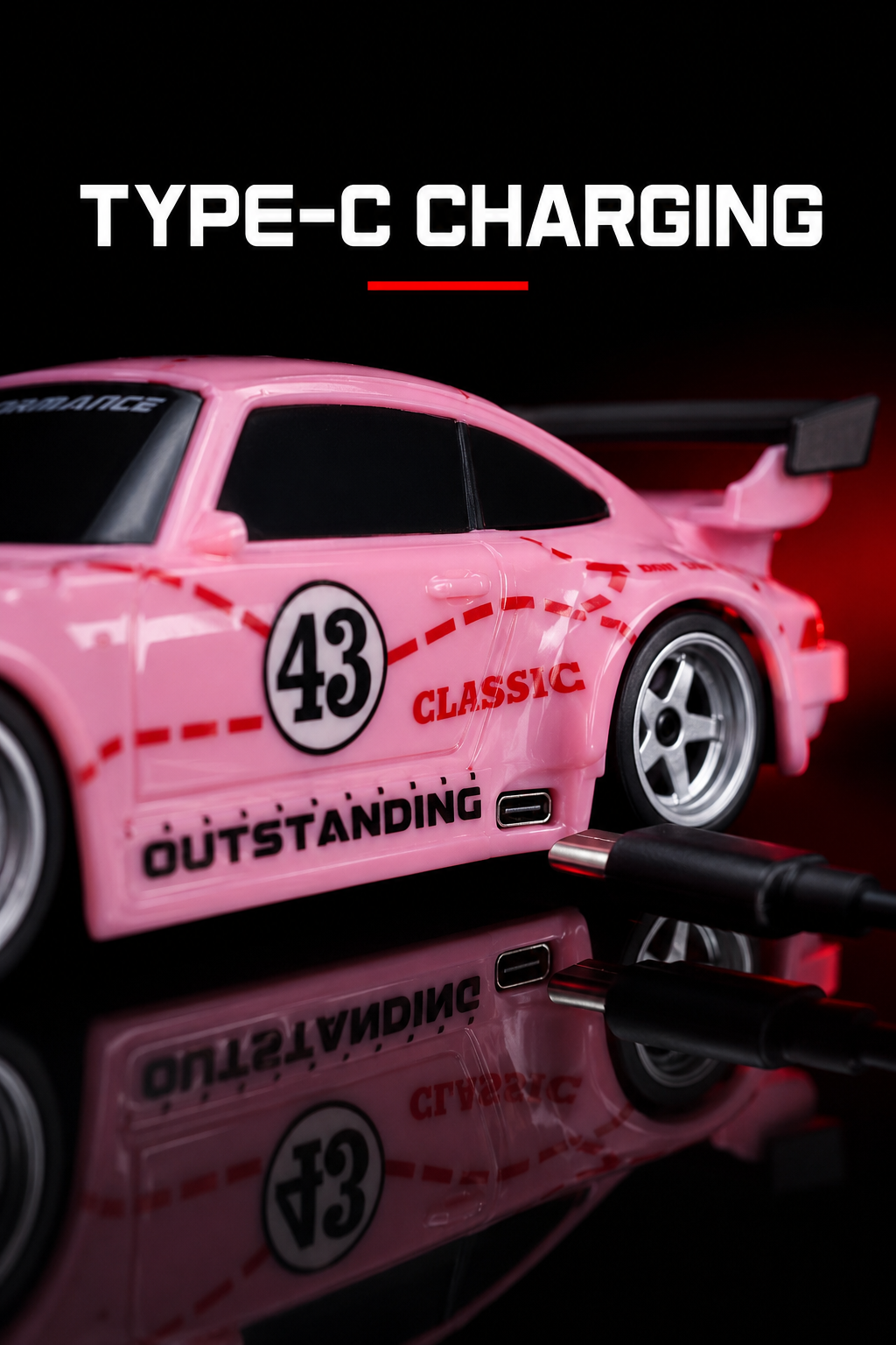 Pink Porsche Carrera